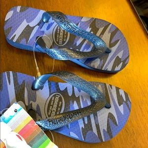 Blue Havaianas Flip Flops